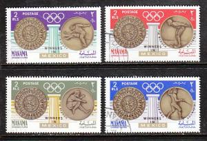 Manama Olympics MI 157-160 CTO  VF NH