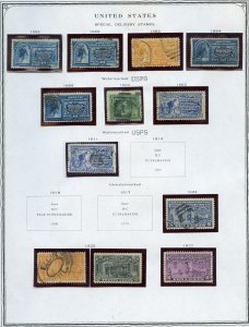 US Scott E1-8,E12-E15 Special delivery Clean selection  IN Mounts $285.00