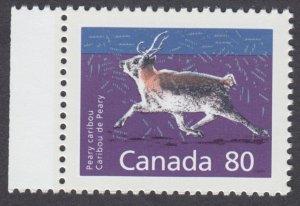 Canada - #1180a Peary Caribou Booklet Stamp Perf. 12.5x13.1 - MNH