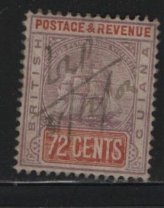 BRITISH GUIANA, 169 USED  REVENUE CANCEL