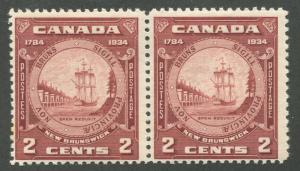 CANADA #210, 210i MINT PAIR NH