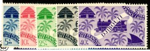 Somali Coast, Scott #224-28, Unused, Hinged