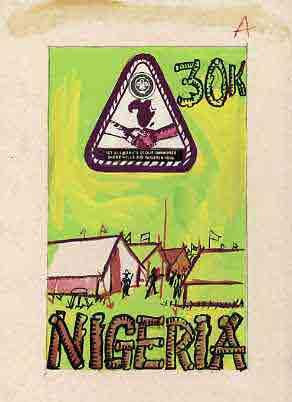 Nigeria 1977 First All Africa Scout Jamboree - original h...