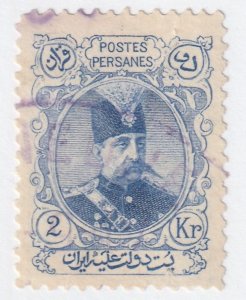 Persia Middle East Stamp Scott#358 Used Hinged 2kr Post Mark Ultra