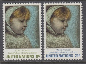 UN New York 224-225 MNH VF