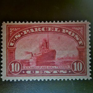 Q6 Parcel Post  10cent XF never hinged  perfect gum Very nice stamp CSV 90.00