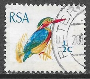 South Africa 351: 1/2c Natal Pygmy Kingfisher (Ispidina picta), used, F-VF