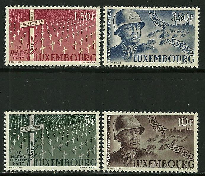 Luxembourg # 242-5, Mint Never Hinge