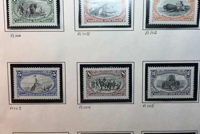 Trans-Mississippi, set of 9 , Issued  1998.       HS 16