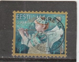 Estonia  Scott#  990  Used  (2022 Christmas)