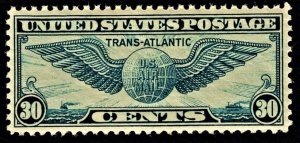 US C24 MNH VF  30 Cent Winged Globe-Trans-Atlantic