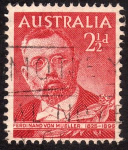 1948, Australia 2 1/2p Used, Sc 214