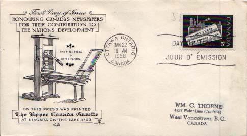 Canada, First Day Cover