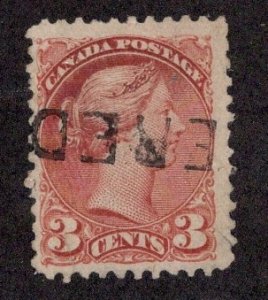 Canada #37b F/U ~JM-2202