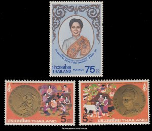 Thailand Scott 922-924 Mint never hinged.