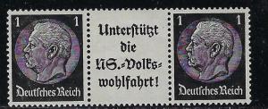 Germany Scott # 415 (2), label A8b, mint nh, se-tenant, Mi# W92