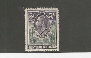 Northern Rhodesia Postage Stamp, #14 Mint Hinged, 1925, JFZ