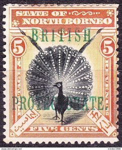 NORTH BORNEO 1901 12c Black & Dull-Blue SG131 MH