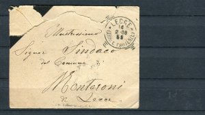 ITALY; LETTER/COVER 1908 early classic Emmanuel issue fine Postmarks