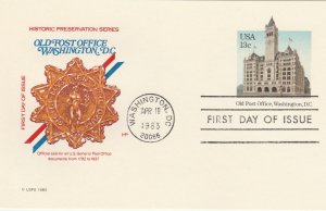 Scott# UX99 US Postal Card FDC HF Cachet