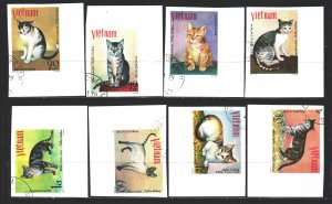 Vietnam. 1979. 1063u-70u. Cats. USED.