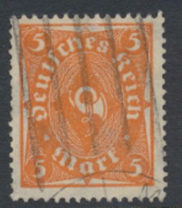 Germany   SC# 188    Used  deep orange   see details and scans