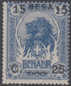 Italy Somalia n. 27 MH*  very fine