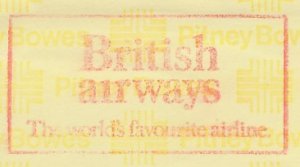 Meter cut GB / UK 1984 British Airways - Airline