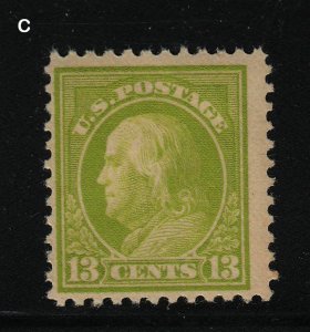 1919 Sc 513 MNH 13c apple green Sc CV $21  C