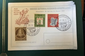 Germany 1953 post