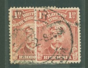 Rhodesia (1890-1923) #120-120a Used