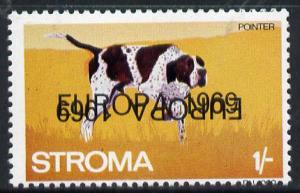 Stroma 1969 Dogs 1s (Pointer) perf single with 'Europa 19...
