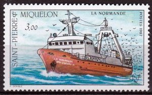 1987 St Pierre and Miquelon 552 Ships 3,80 €