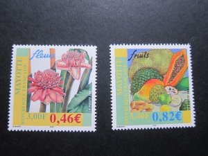 French Mayotte 2001 Sc 154-155 set MNH