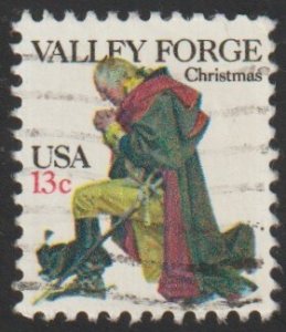 SC# 1729 - (13c) - Washington at Valley Forge, used single