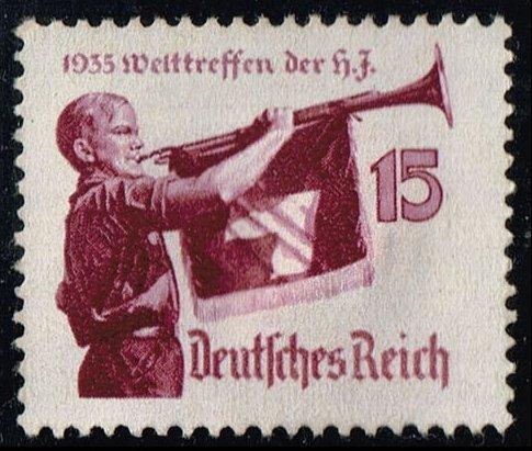 Germany #464 Hitler Youth Meeting; Unused (2.50)