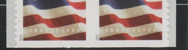 #5158CF, Pair,  Flag  MNH, 'Forever'