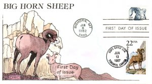 #2288 Bighorn Sheep Dual DRC FDC