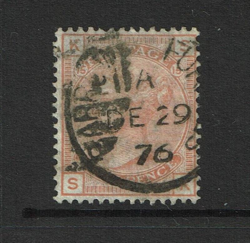 Great Britain SG# 152 Used / Plate 15 / Wmk Large Garter - S4490