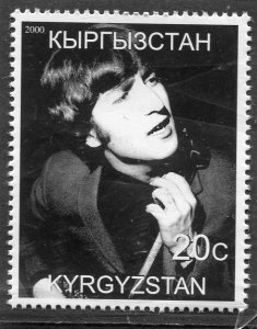 Kyrgyzstan 2000 JOHN LENNON 1 value Perforated Mint (NH)