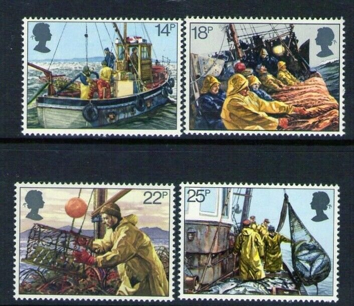 GB SG1166/9 1981 FISHING MNH