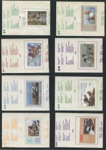 Canada B.O.B./Revenue FWH1a//FWH31a Used Wildlife Habitat Conservation Stamps