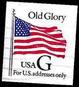 # 2886 USED G STAMP OLD GLORY