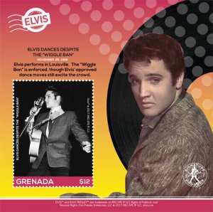 Grenada 2017 - Elvis Presley - Elvis Dances - Souvenir Sheet - MNH