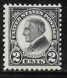 USA 610: 2c Harding, MNH, F