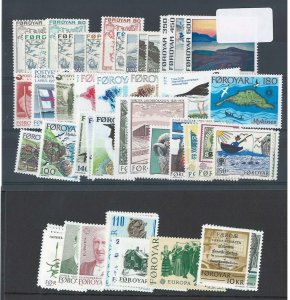 Faroes 1975 Maps & Views - 1981 Historic Writing sg6-68 um c£63