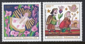 Germany B842-B843 Christmas MNH VF