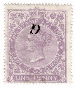 (I.B) Griqualand West Revenue : Duty Stamp 1d