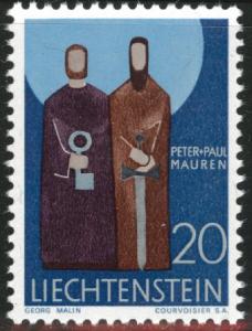 LIECHTENSTEIN Scott 432  MNH** from the 1967-71 Patron Saint set