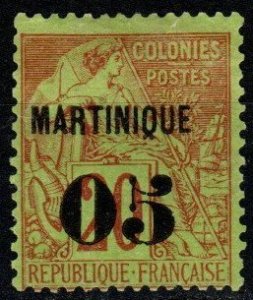 Martinique #6 Unused CV $16.00  (X1445)